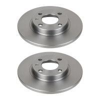 2 Brake Discs front axle full Ø 65 mm 13 mm VALEO...