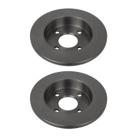 2 Brake Discs front axle full Ø 68 mm 13 mm VALEO...