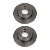 2 Bremsscheiben Vorderachse voll Ø 79 mm 12 mm...