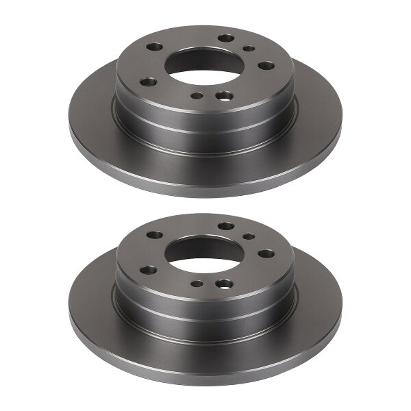 2 Brake Discs rear full Ø 67 mm 9 mm VALEO for e.g. MERCEDES-BENZ C-CLASS
