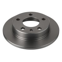 2 Brake Discs rear axle full Ø 75 mm 10 mm VALEO...
