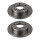 2 Brake Discs rear axle full Ø 75 mm 10 mm VALEO for e.g. BMW 3 Series