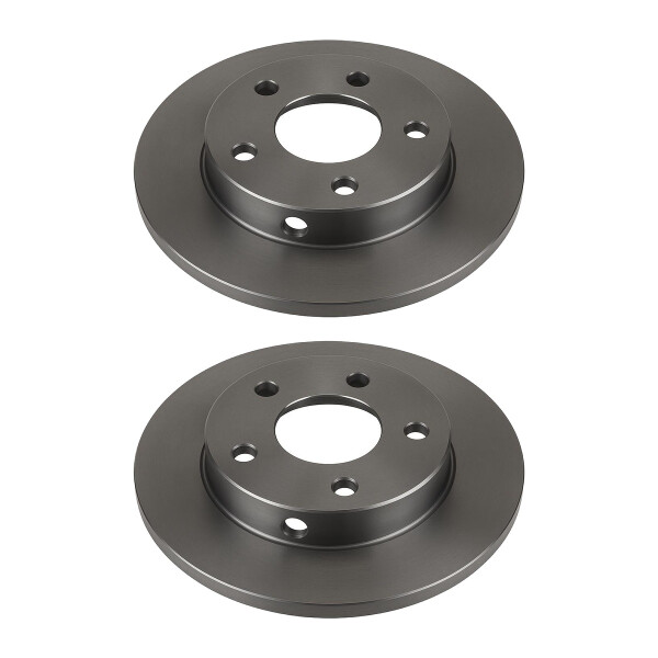 2 Brake Discs front axle full Ø 67 mm 12 mm VALEO for MERCEDES-BENZ C-CLASS