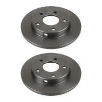 2 Brake Discs front axle full Ø 67 mm 12 mm VALEO...