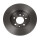 2 Brake Discs rear axle full Ø 66 mm 10.5 mm VALEO for e.g. RENAULT LAGUNA