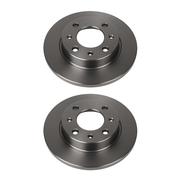 2 Brake Discs rear axle full Ø 601 mm 9 mm VALEO for e.g. VOLVO 440