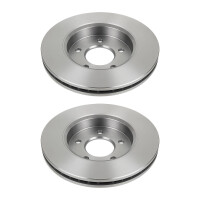 2 Brake Discs front axle full Ø 68 mm 13 mm VALEO...