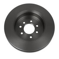 2 Brake Discs rear axle full Ø 59 mm 10 mm VALEO...