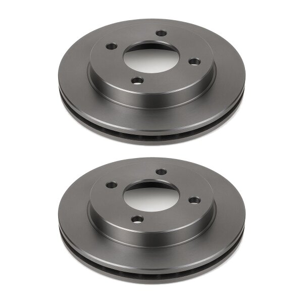 2 Brake Discs rear axle ventilated Ø 63.5 mm 20 mm VALEO for e.g. FORD MONDEO