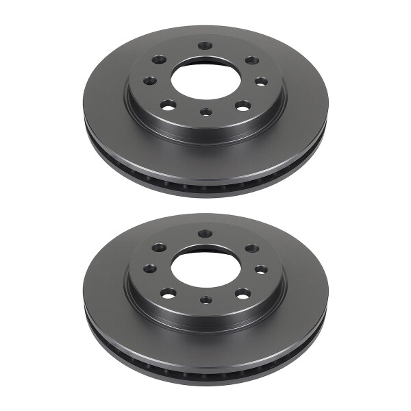 2 Brake Discs front axle ventilated Ø 61 mm 21 mm VALEO for e.g. HONDA CIVIC