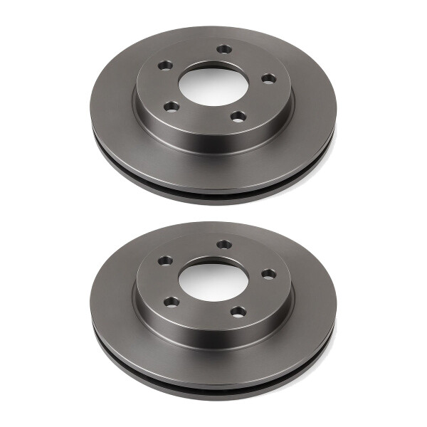 2 Brake Discs front axle ventilated Ø 72 mm 24 mm VALEO for e.g. MAZDA 626