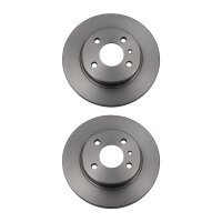 2 Brake Discs rear full Ø 67 mm 10 mm VALEO for...