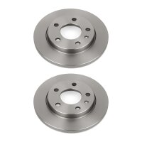 2 Brake Discs front axle full Ø 67 mm 12 mm VALEO...