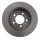 2 Brake Discs rear axle full Ø 57 mm 10 mm VALEO for e.g. OPEL VECTRA