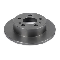 2 Brake Discs rear axle full Ø 65.5 mm 10 mm VALEO...