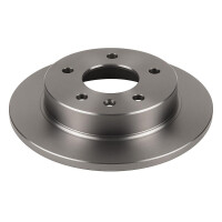 2 Brake Discs rear axle full Ø 75 mm 10 mm VALEO...