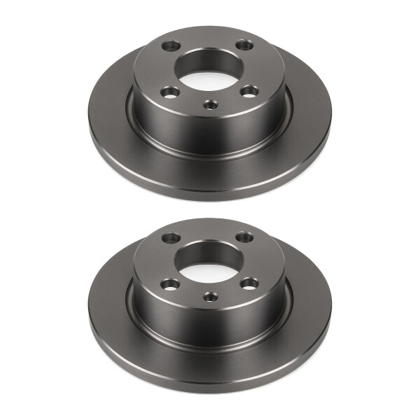 2 Brake Discs rear axle full Ø 71 mm 12 mm VALEO for CITROËN XANTIA