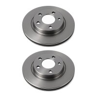 2 Brake Discs front ventilated Ø 67 mm 22 mm VALEO...