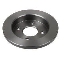 2 Brake Discs rear axle full Ø 57 mm 10 mm VALEO for e.g. OPEL ASTRA