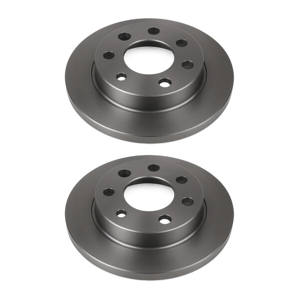 2 Brake Discs rear axle full Ø 68 mm 10 mm VALEO for e.g. VW SHARAN