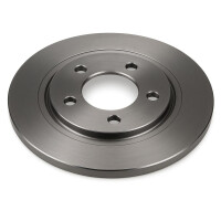 2 Brake Discs rear axle full Ø 90 mm 10 mm VALEO for e.g. VOLVO S40