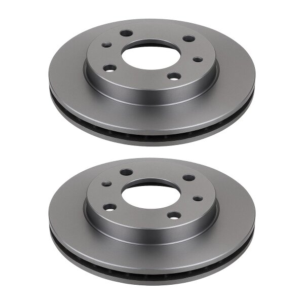 2 Bremsscheiben vorne belüftet Ø 69 mm 24 mm VALEO für u.a. MITSUBISHI GALANT
