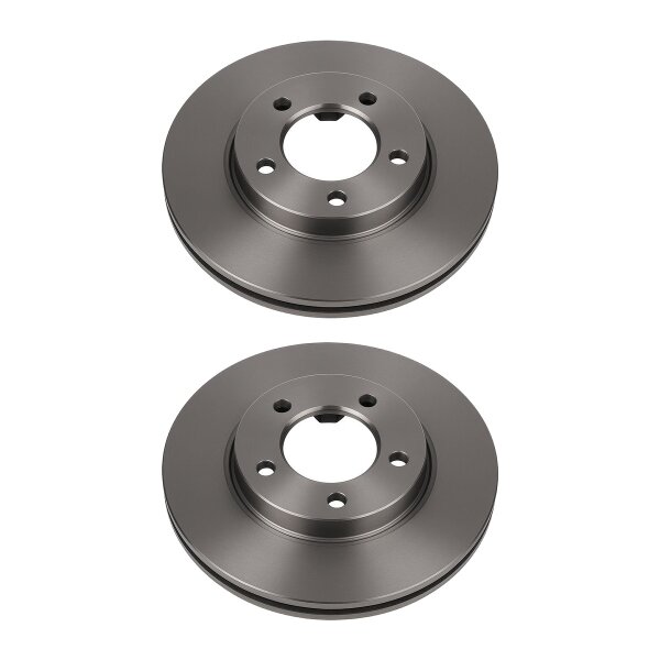 2 Brake Discs front axle ventilated Ø 87 mm 22 mm VALEO for e.g. MITSUBISHI L