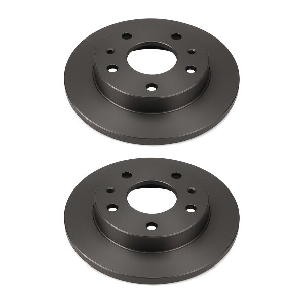 2 Brake Discs front full Ø 66 mm 14 mm VALEO for e.g. LAND ROVER FREELANDER