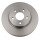 2 Brake Discs rear axle full Ø 71.1 mm 9 mm VALEO for e.g. CITROËN C4