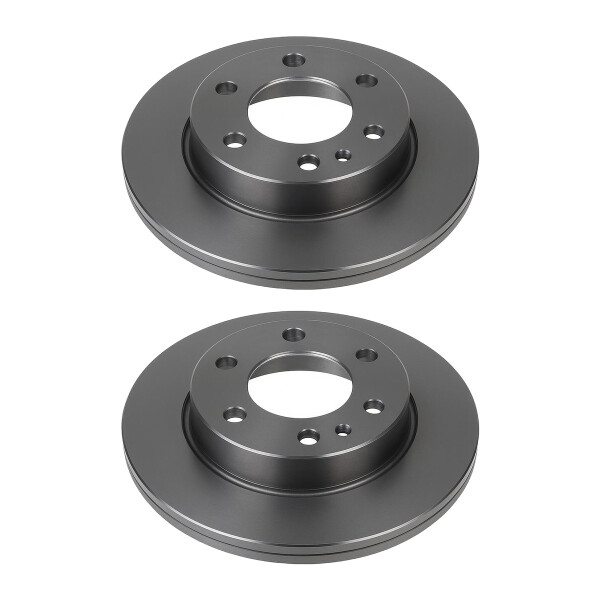 2 Brake Discs front axle full Ø 68.3 mm 18 mm VALEO for VW TRANSPORTER