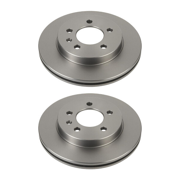 2 Brake Discs front ventilated Ø 73.4 mm 24 mm VALEO for PLYMOUTH VOYAGER