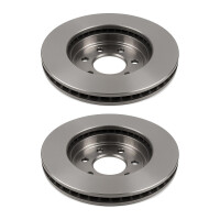 2 Bremsscheiben Vorderachse belüftet Ø 59 mm...