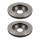 2 Brake Discs front axle ventilated Ø 59 mm 24 mm VALEO for e.g. DAEWOO NUBIRA
