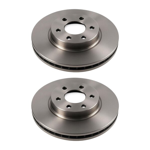 2 Brake Discs front ventilated Ø 591 mm 26 mm VALEO for e.g. ALFA ROMEO MITO