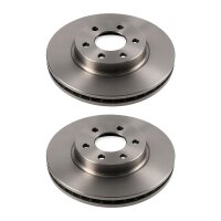2 Brake Discs front ventilated Ø 591 mm 26 mm...