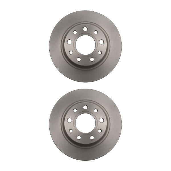 2 Brake Discs front axle ventilated Ø 65 mm 22 mm VALEO for e.g. SKODA OCTAVIA