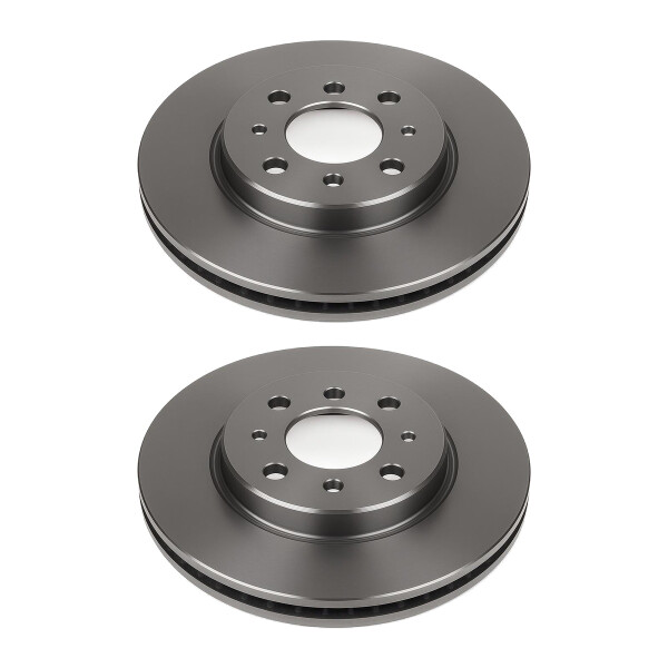 2 Brake Discs front axle ventilated Ø 64 mm 25 mm VALEO for e.g. HONDA ACCORD