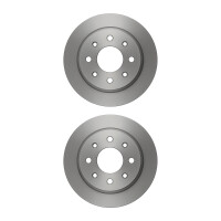 2 Brake Discs rear axle full Ø 71 mm 10 mm VALEO...