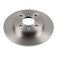 2 Brake Discs rear axle full Ø 61 mm 12 mm VALEO...