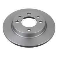 2 Brake Discs rear axle full Ø 57 mm 10 mm VALEO...