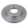 2 Brake Discs rear axle full Ø 57 mm 10 mm VALEO for e.g. OPEL CORSA