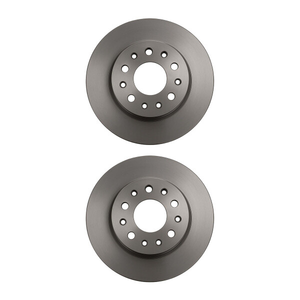 2 Bremsscheiben hinten voll Ø 59 mm 10 mm VALEO für u.a. ALFA ROMEO 156