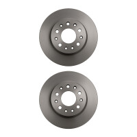 2 Bremsscheiben hinten voll Ø 59 mm 10 mm VALEO...