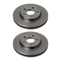 2 Brake Discs front ventilated Ø 67 mm 22 mm VALEO...