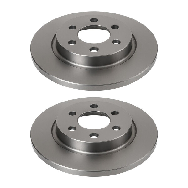 2 Brake Discs rear axle full Ø 68 mm 13.5 mm VALEO for e.g. VW SHARAN