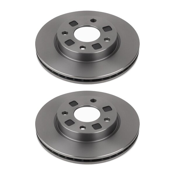 2 Bremsscheiben Vorderachse belüftet Ø 55 mm 24 mm VALEO für u.a. MAZDA 323