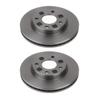 2 Bremsscheiben Vorderachse belüftet Ø 55 mm...