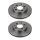 2 Bremsscheiben Vorderachse belüftet Ø 55 mm 24 mm VALEO für u.a. MAZDA 323