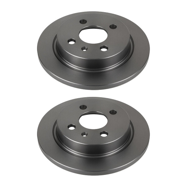 2 Brake Discs rear axle full Ø 64 mm 10 mm VALEO suitable for e.g. MINI