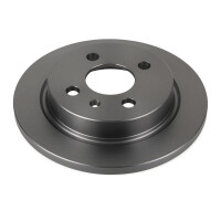 2 Brake Discs rear axle full Ø 64 mm 10 mm VALEO...